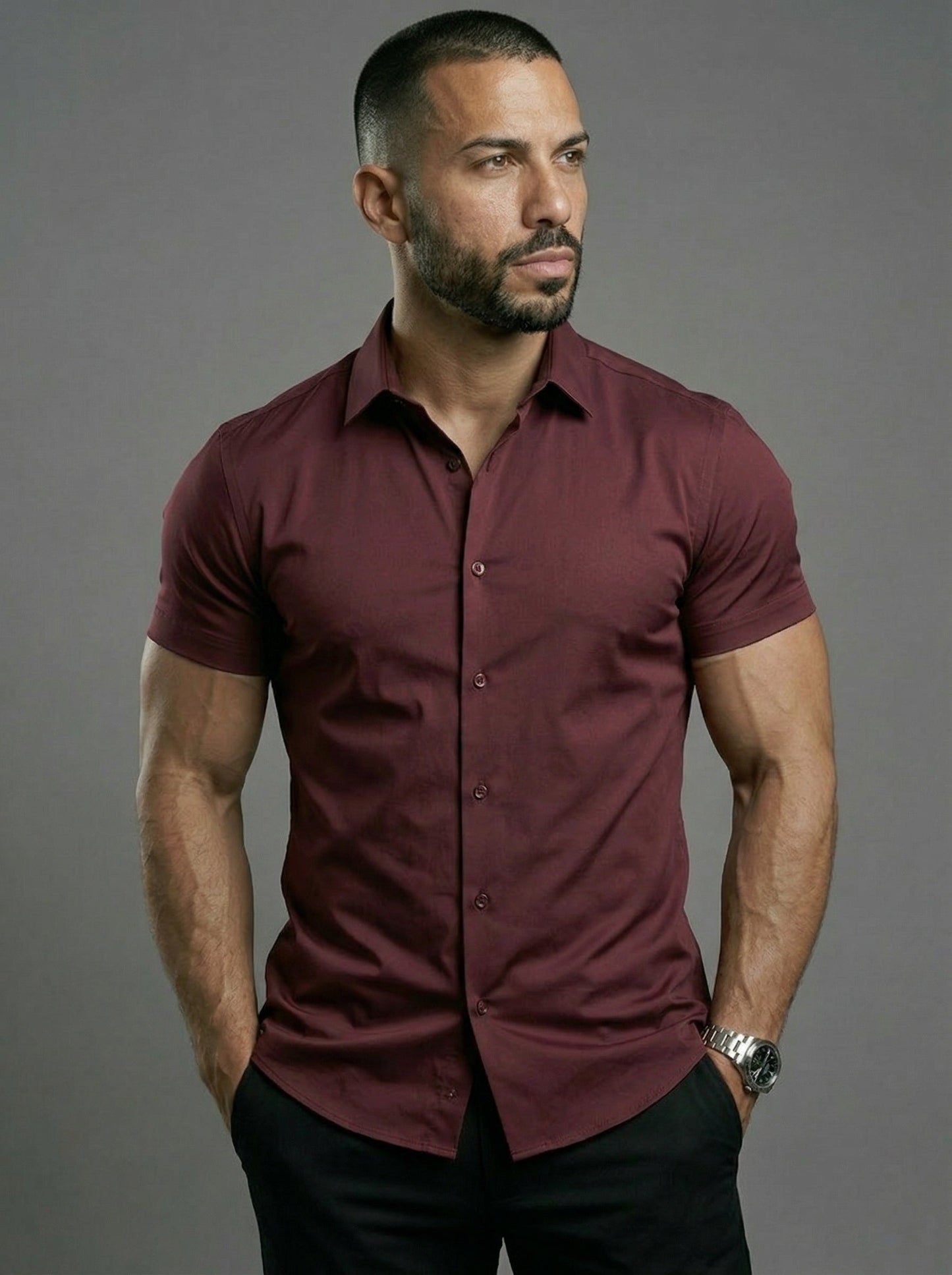 Executive Stretch Short Sleeve