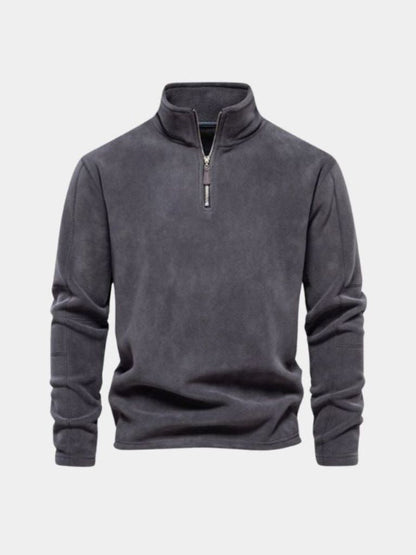 Men’s Knit Sweater – Alpine Quarter Zip Casual Everyday Knitwear