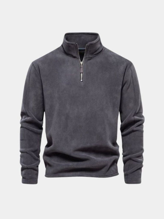 Men’s Knit Sweater – Alpine Quarter Zip Casual Everyday Knitwear
