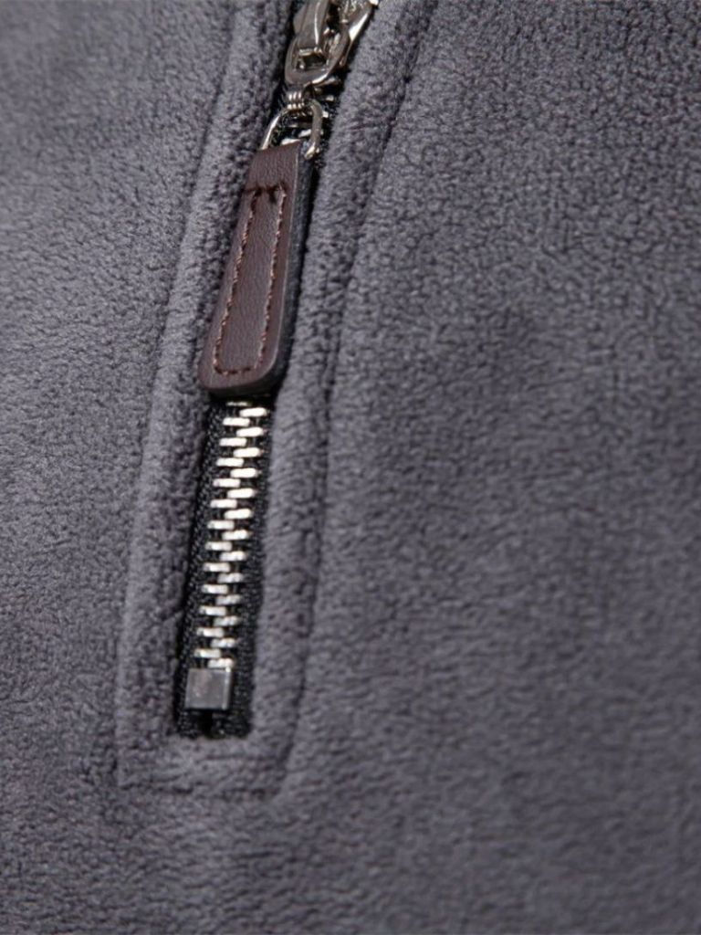Men’s Knit Sweater – Alpine Quarter Zip Casual Everyday Knitwear