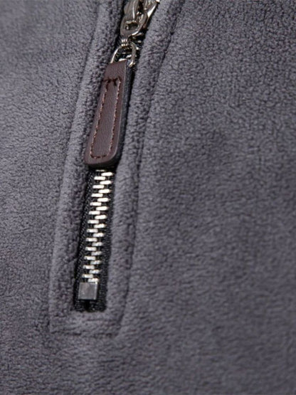 Men’s Knit Sweater – Alpine Quarter Zip Casual Everyday Knitwear