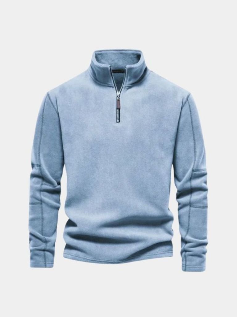 Men’s Knit Sweater – Alpine Quarter Zip Casual Everyday Knitwear