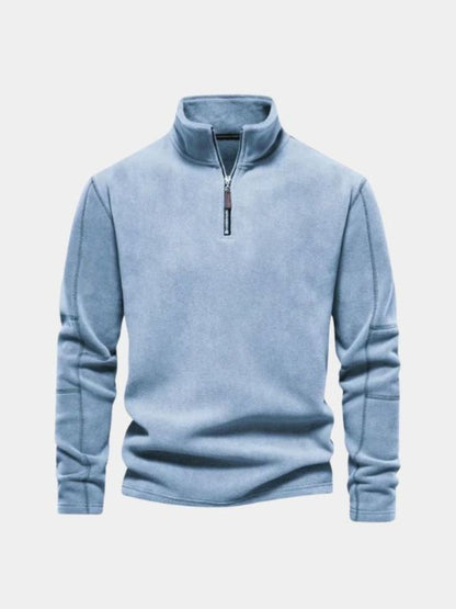 Men’s Knit Sweater – Alpine Quarter Zip Casual Everyday Knitwear