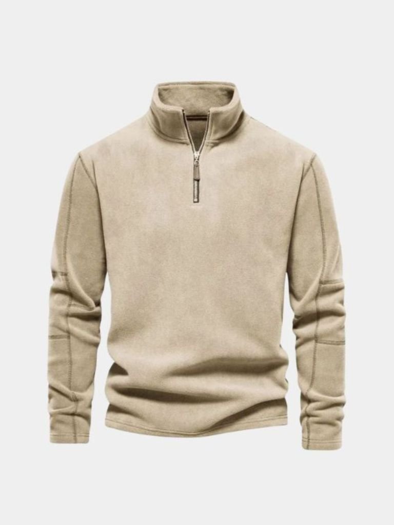 Men’s Knit Sweater – Alpine Quarter Zip Casual Everyday Knitwear
