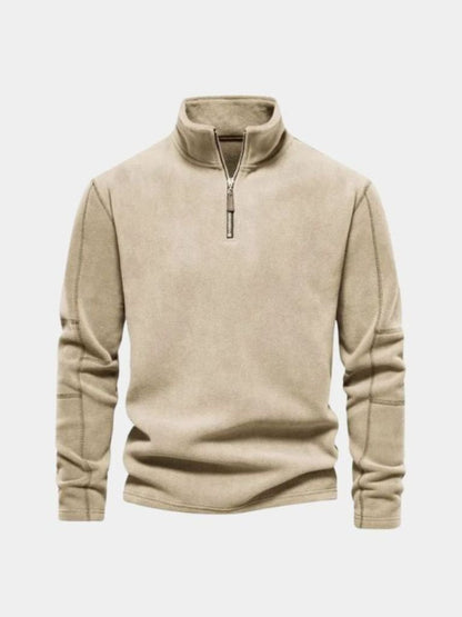 Men’s Knit Sweater – Alpine Quarter Zip Casual Everyday Knitwear