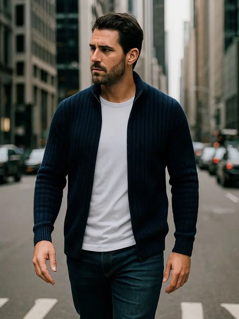 Men’s Knit Sweater – Regency Casual Everyday Knitwear